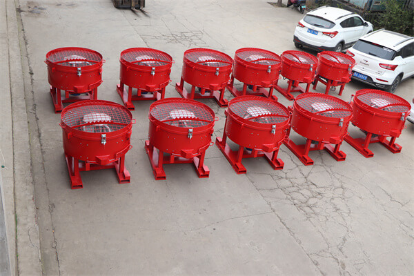 500kg castable refractory pan mixer for steel foundry