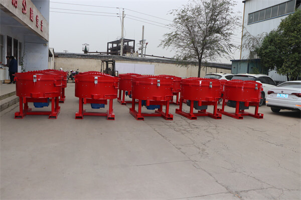 500kg refractory pan mixer for mixing refractory for Qatar customers