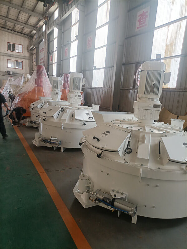 Planetary Concrete Mixers With Skip Hoist