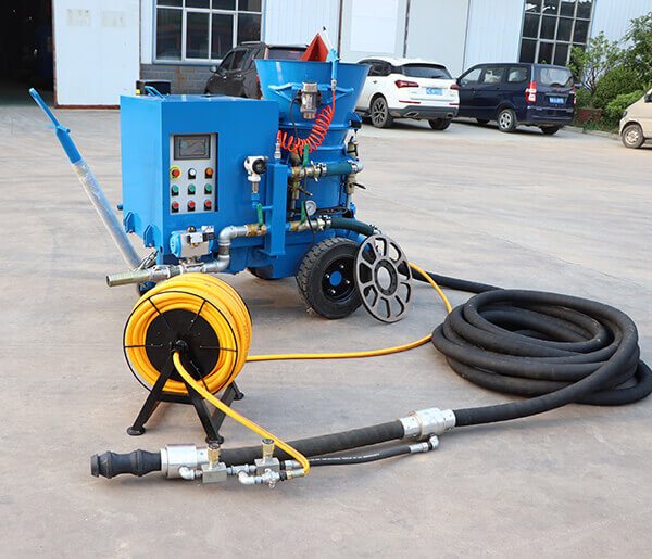 3m3/h refractory spraying gunning machine for lining kilns