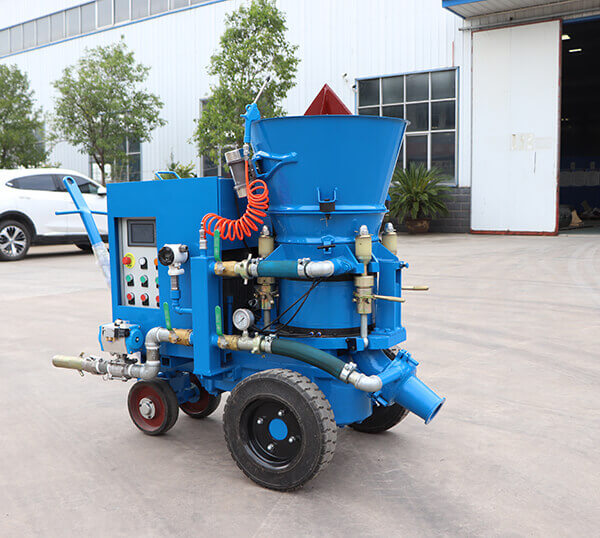 Small electric spray refractory shotcrete machine