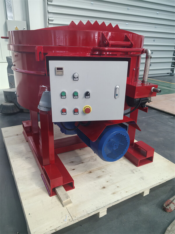 500kg castable refractory pan mixer