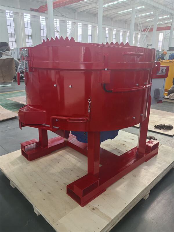 500kg large scale castable pan refractory mixer manufacturer