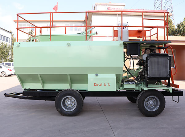 6m3 volume hydromulch machine for Highway greening