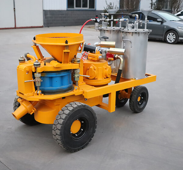 Air motor gunite mortar spray shotcrete guniting machine