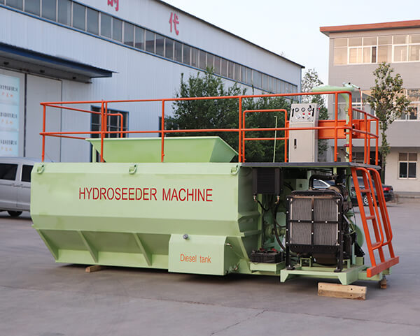 Diesel engine large capacity slope greening machine