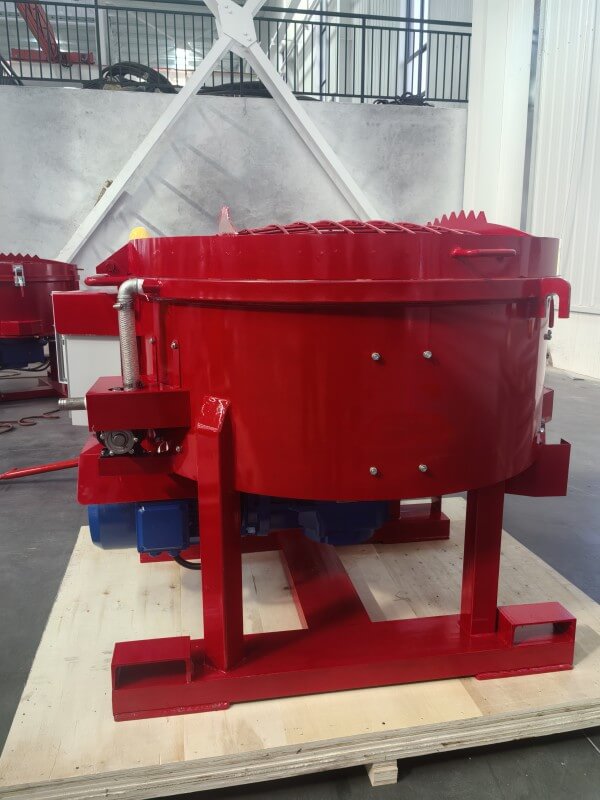 Electric 500kg capacity refractory pan mixer