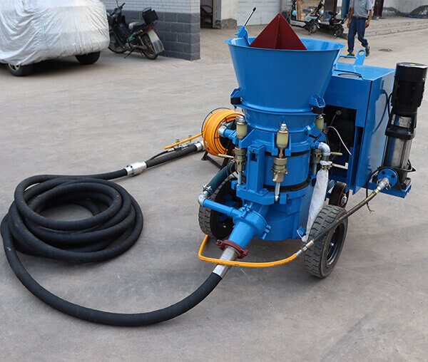 coal mine dry mix refractory gunning shotcrete machine manufacturers