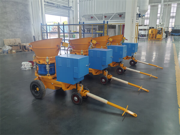 5m3h shotcrete mobile spray machines