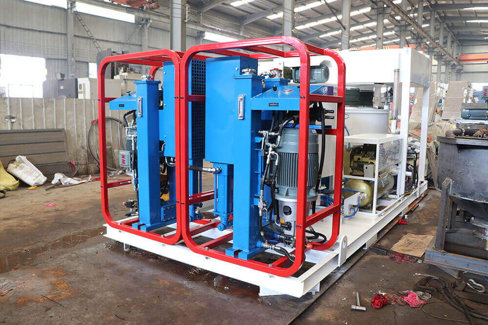 Automatic grouting station