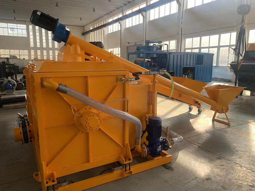 CLC Concrete Mixing Machine with pump