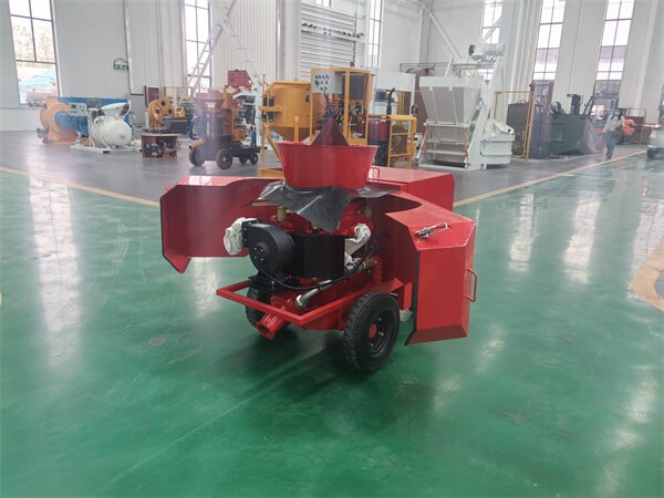 Dry gunning refractory machine