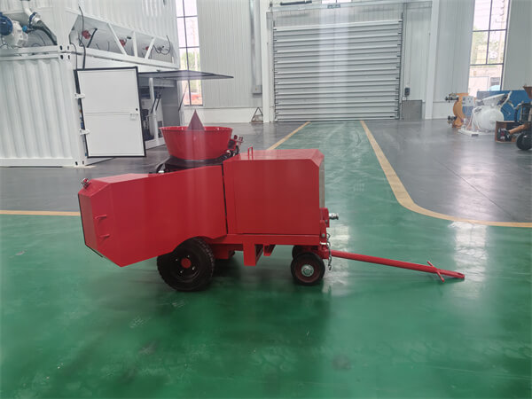 Electric power dry shotcrete refractory gunning machine for rotary kiln linings
