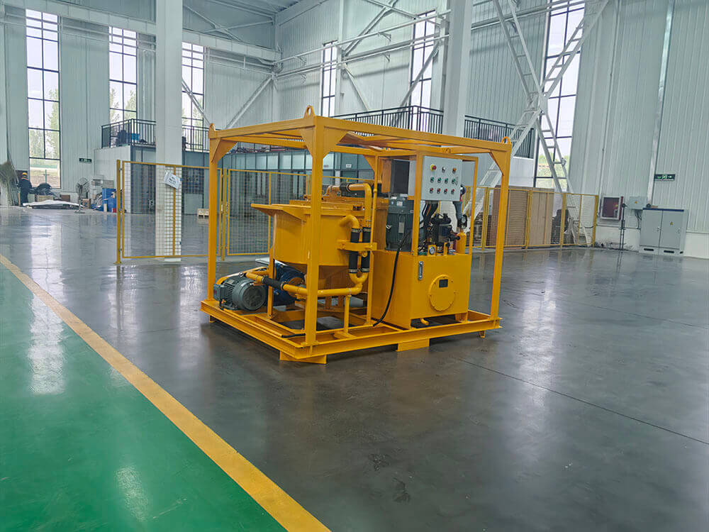 Grouting injection plant for the construction of micropiles