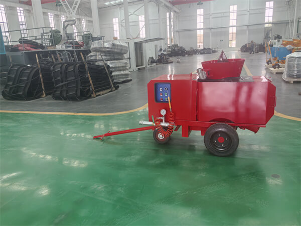Refractory gunning gunite machine