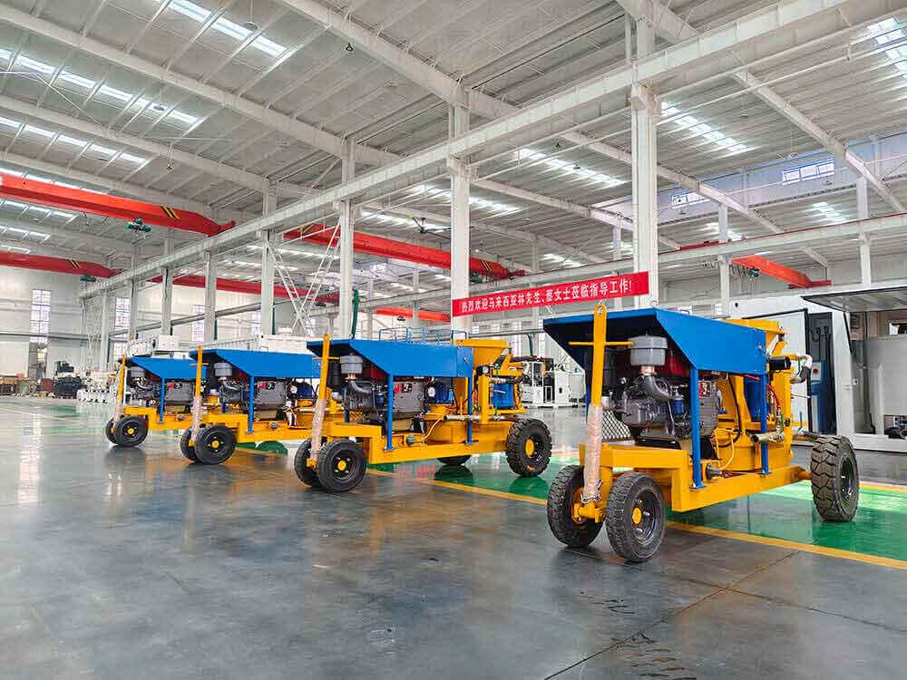 Diesel shotcrete spray pump machine