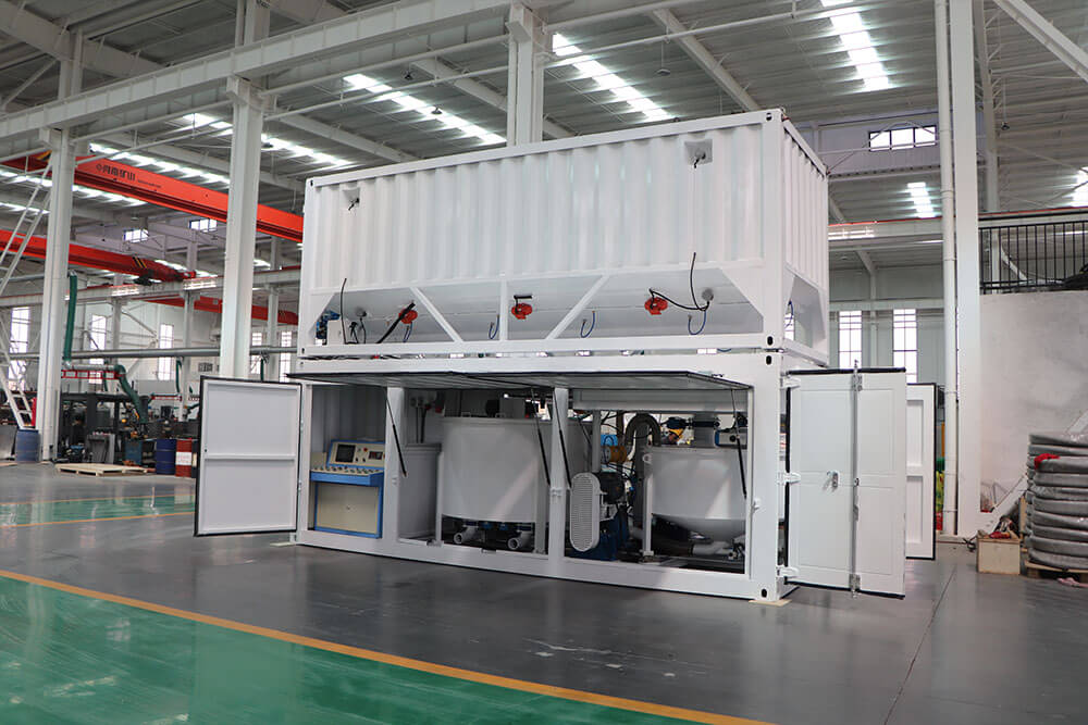 Full Automatic 30m3/H Container Grout Mixer Plant