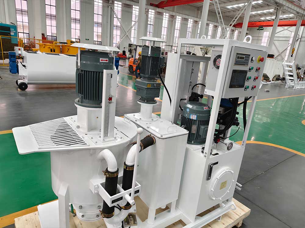 Cement slurry grouting plant