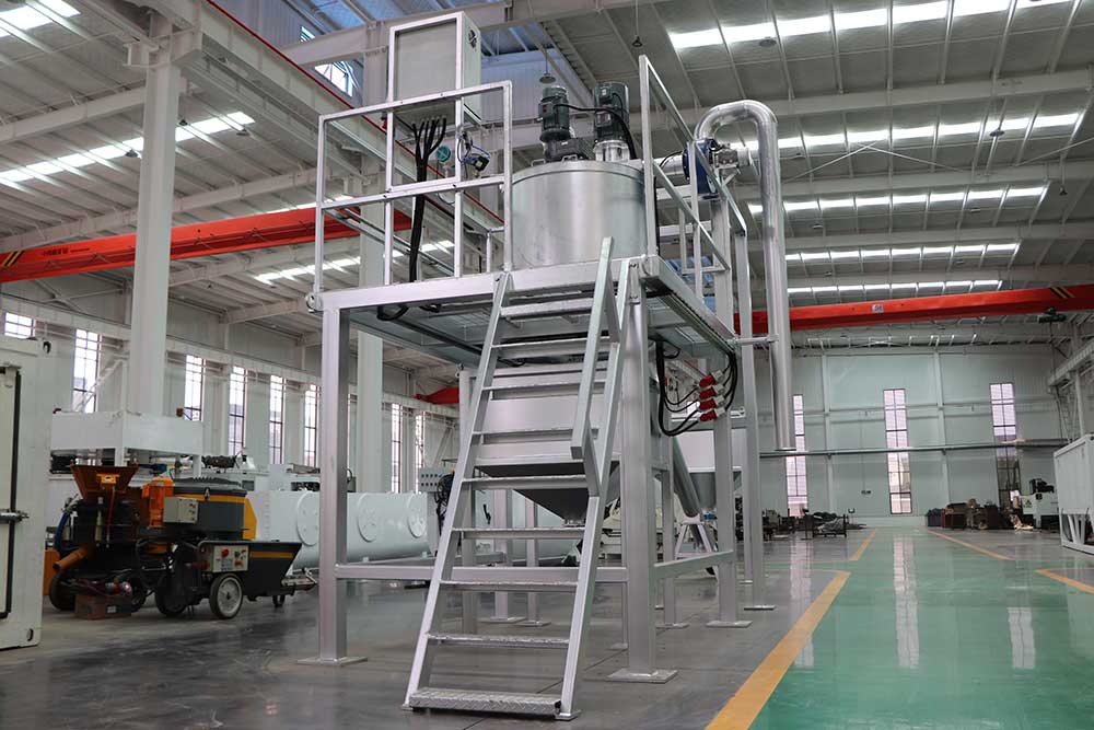 Grouting mixing plant for building foundation reinforcement