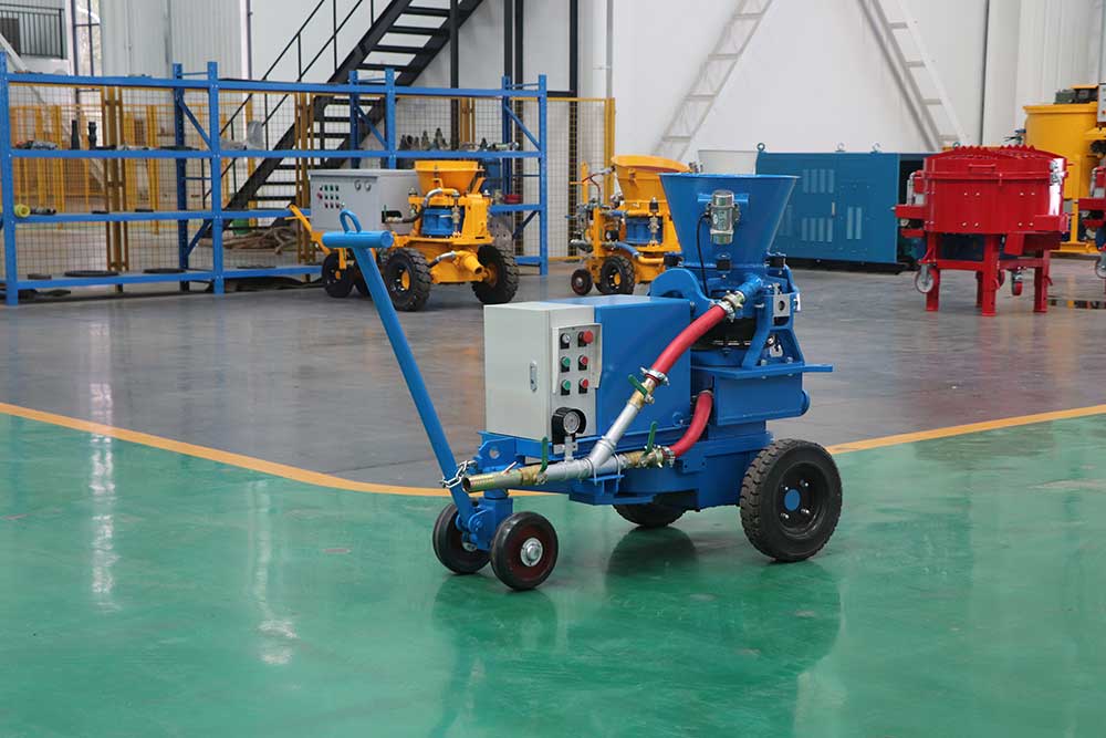 3m3/h Electrical refractory shotcrete machine for industrial furnace construction and repair