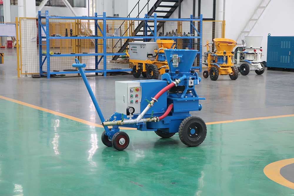 output 3m3h refractory small shotcrete machine