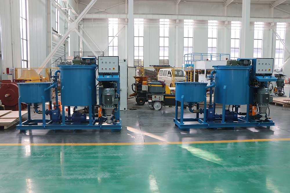 colloidal grout mixing plant