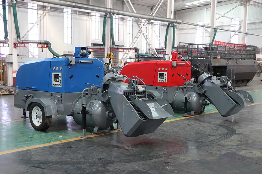 mortar mixer and transfer machine