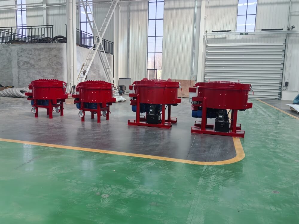 250 kg refractory and castables mixer