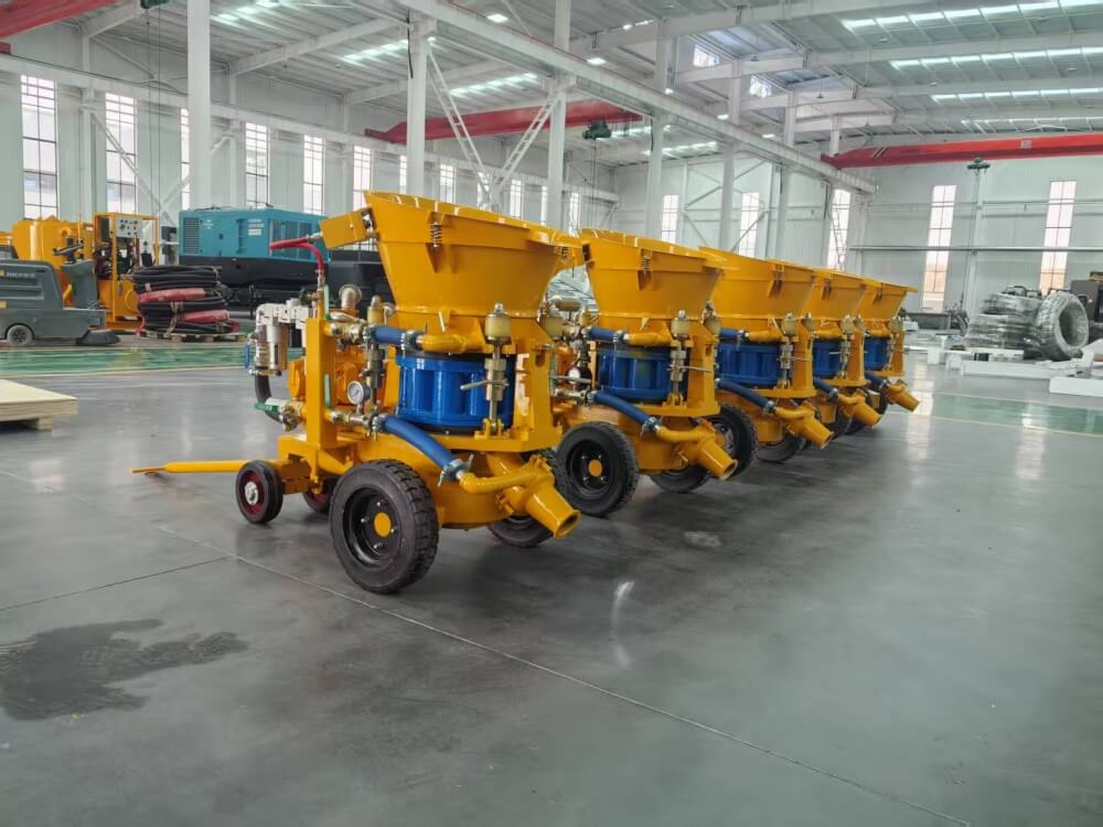 Pneumatic dry shotcrete machine price