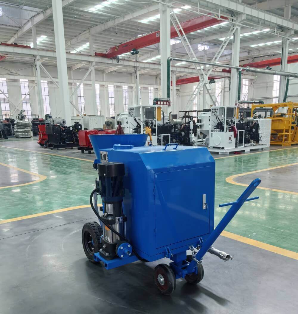 dry mix refractory lining spraying machine