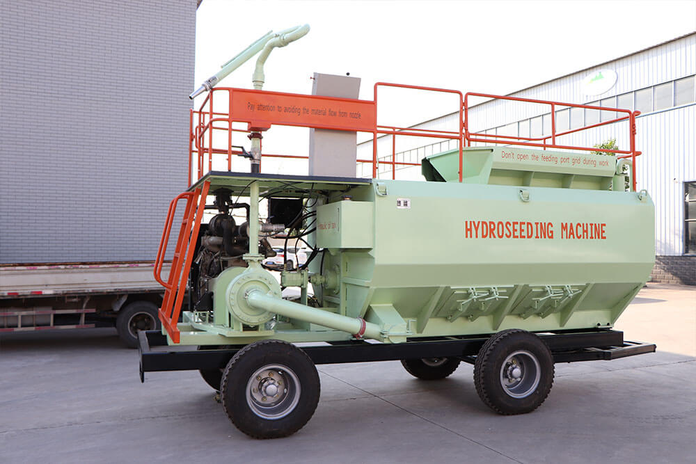 8000L truck mounted hydro mulcher unit