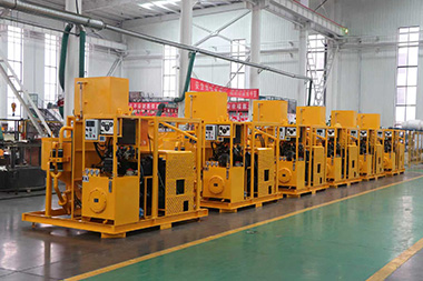 High pressure cement grouting machine with mixer for shoring pipe jacking