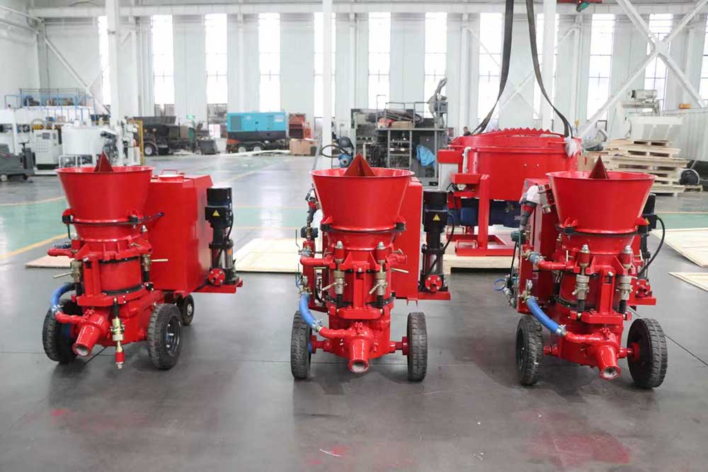 refractory concrete spraying equipment