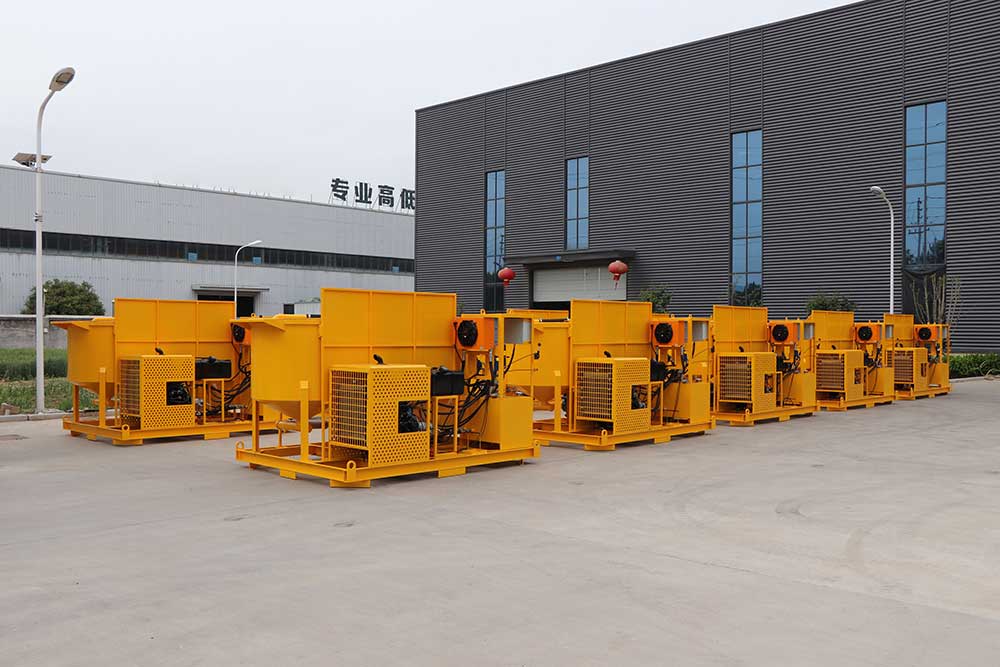 850L grouting mixer and agitator