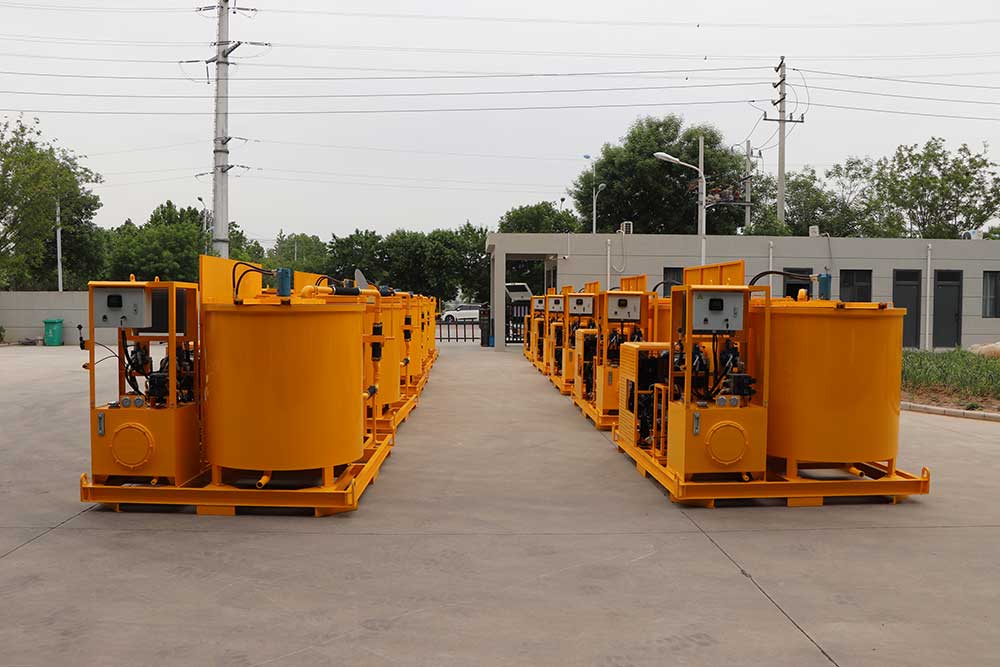 cement grouting mixer and agitator