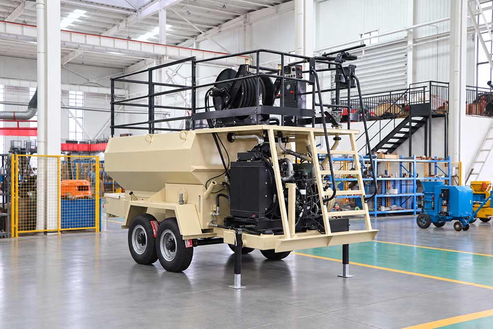 diesel hydroseeding machine
