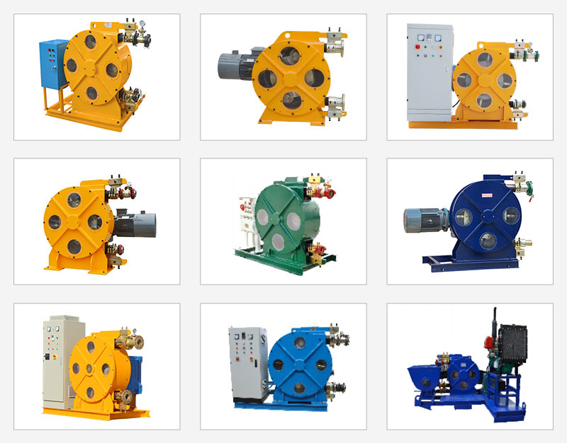 squeeze pump for refractory concrete
