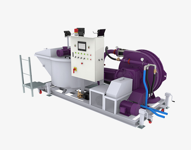 skid-mounted foam concrete grouting equipment factory
