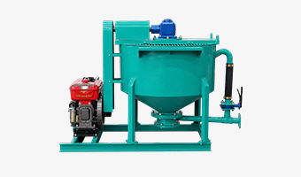 Diesel jet grouting mixer