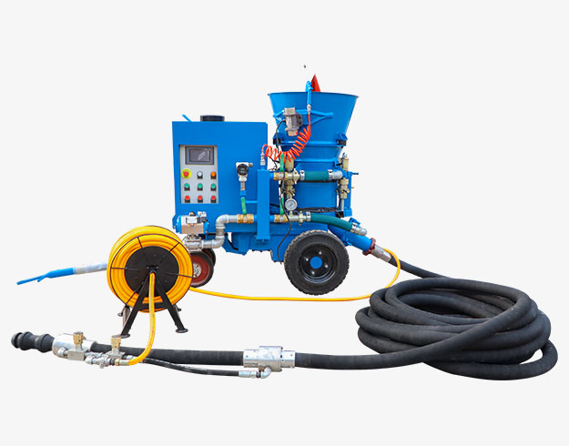 refractory dry mix shotcrete machine