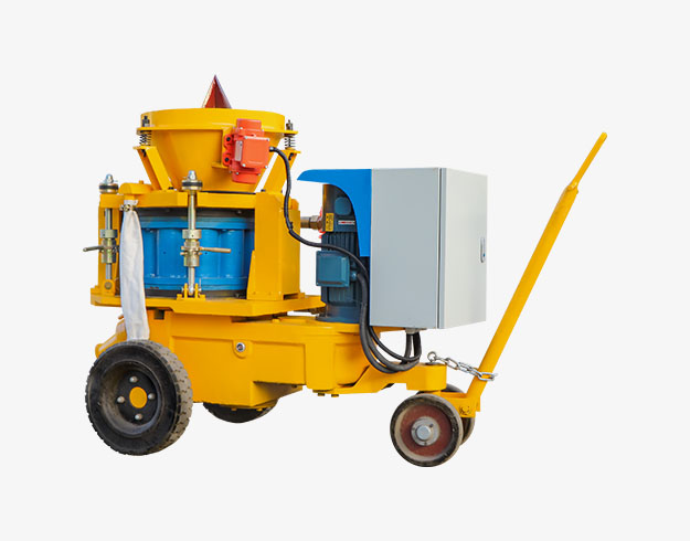 shotcrete pump for spray refractory materials