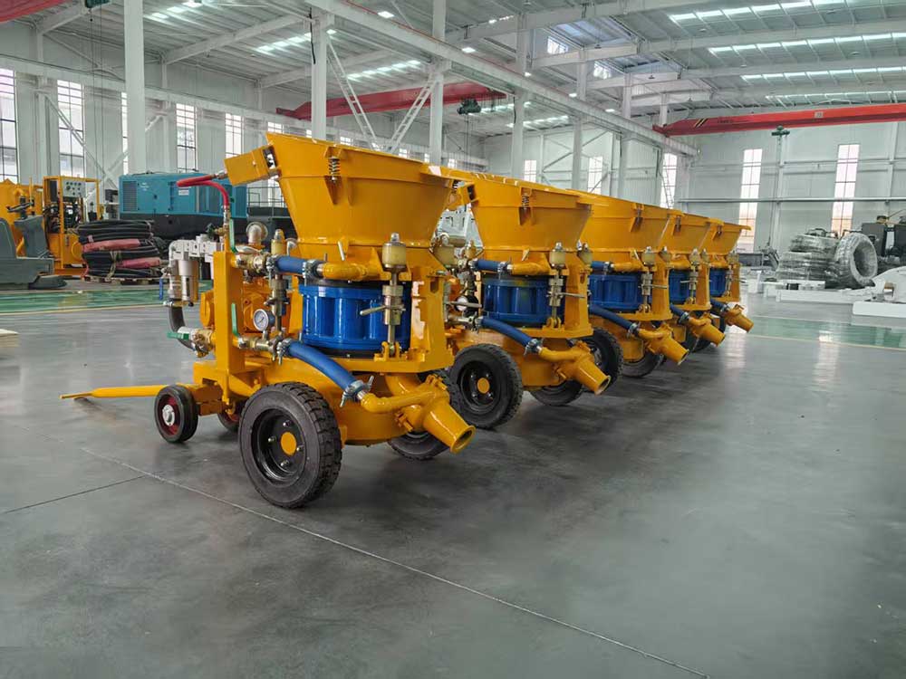 Máquina de hormigón proyectado HWZ-3D con motor diésel
