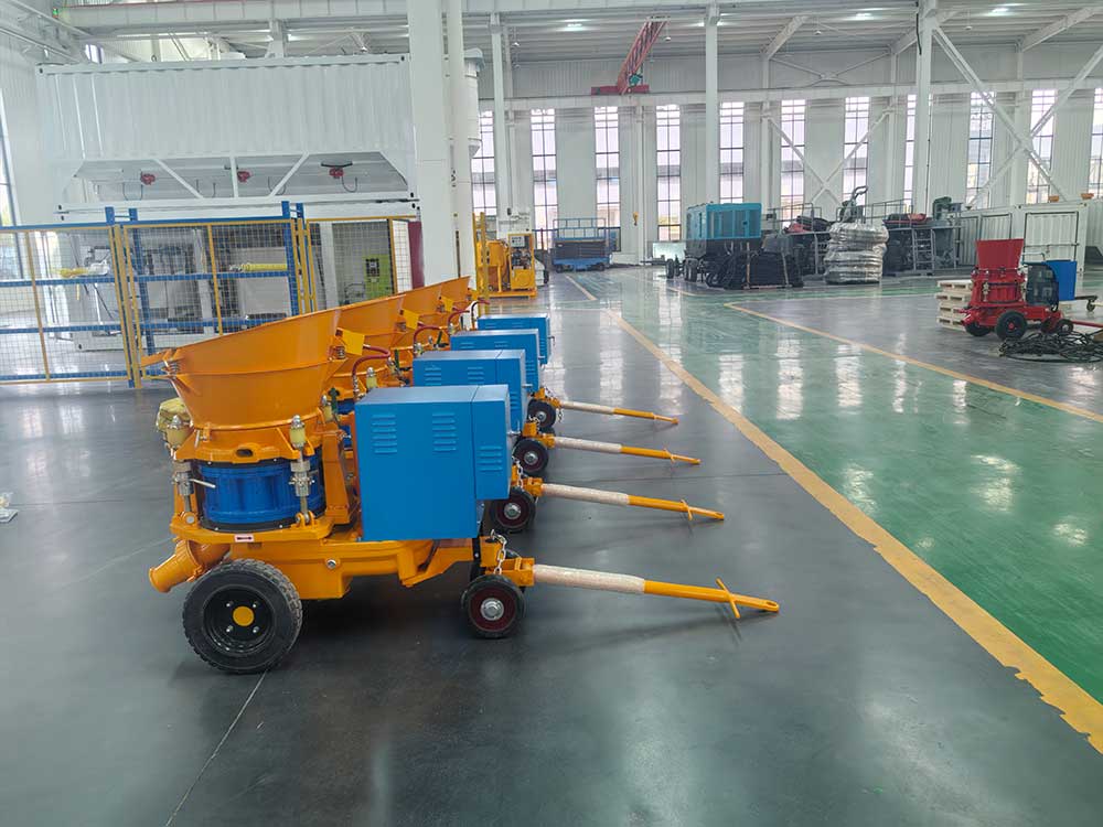 Máquina de hormigón proyectado HWZ-3D con motor diésel
