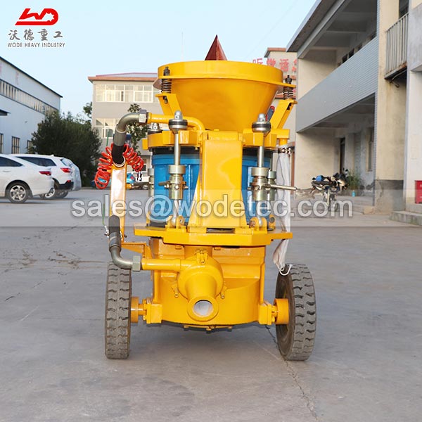 Anti-explosion dry shotcrete spray concrete gunite machine