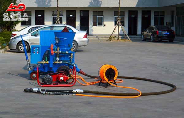 Castable refractory guniting  shotcrete machine for soil nailing