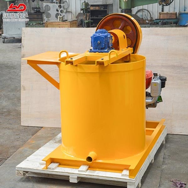 Cement grout mixing machine for house foundation