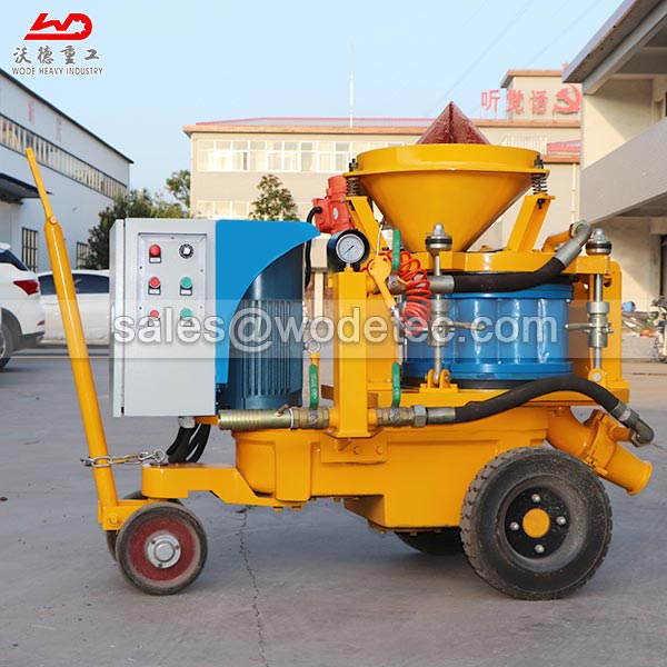 Cheap dry shotcrete spray concrete gunite machine