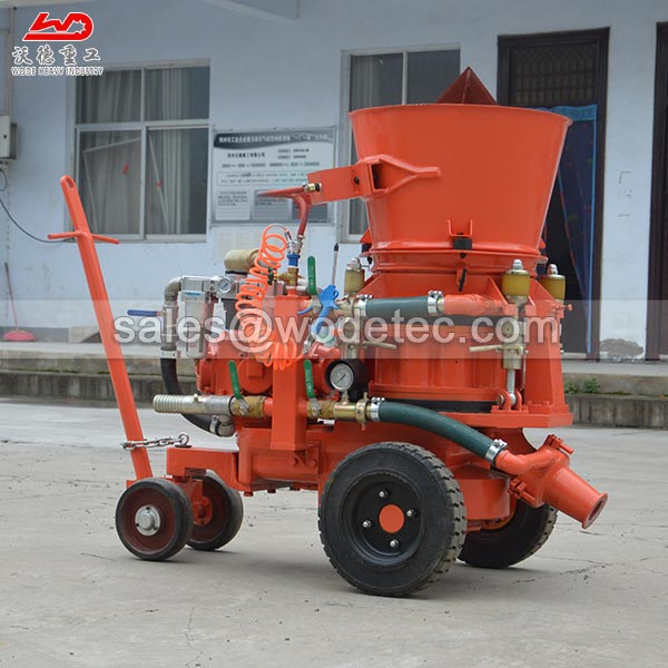 Convenient operation construction refractory shotcrete machine