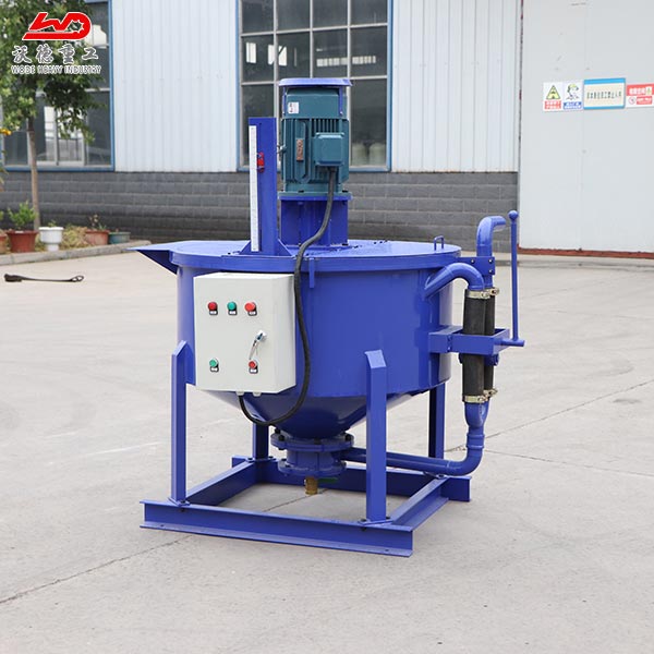Electrical engine  grouting mixer with mixing blade
