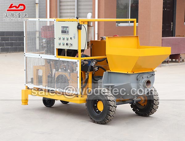 Factory sales diesel mobile mini concrete pump machine